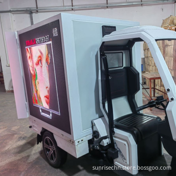 Cost-Effective Mini Vehicle LED Billboard Solutions: P3.84 & P4.8 Moving Media LED Scooter Ads for Tricycles